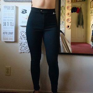 Black High Waisted Skinny Pants